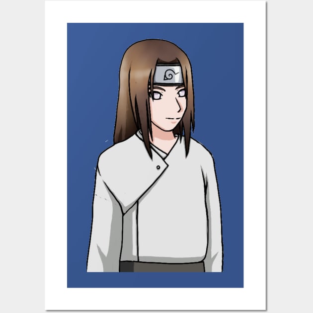 Neji Hyuga Wall Art by Pearls-Pavilion